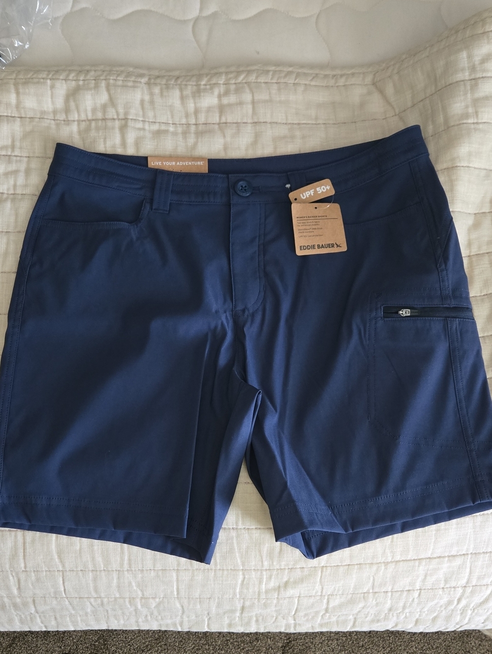 Eddie Bauer Navy Blue Womens Outdoor Performance Shorts